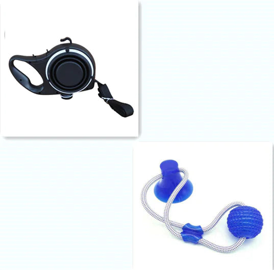 Travel Pet Leash Kit with Water Bottle