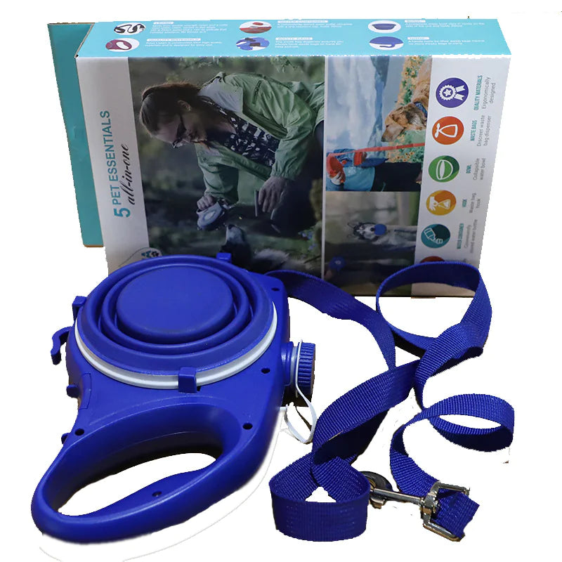Travel Pet Leash Kit with Water Bottle