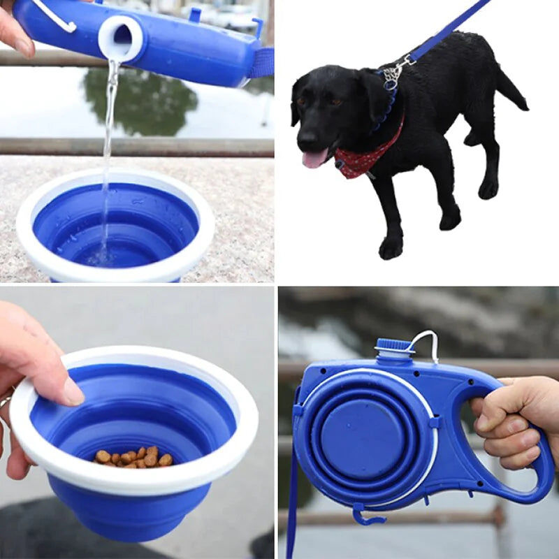 Travel Pet Leash Kit with Water Bottle