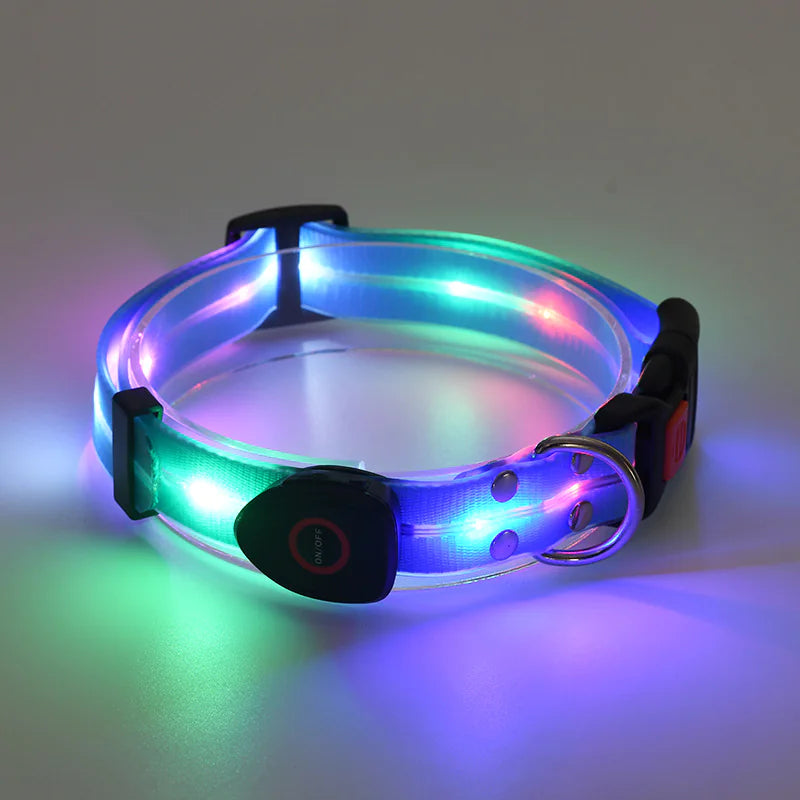 LED Rechargeable Pet Collar